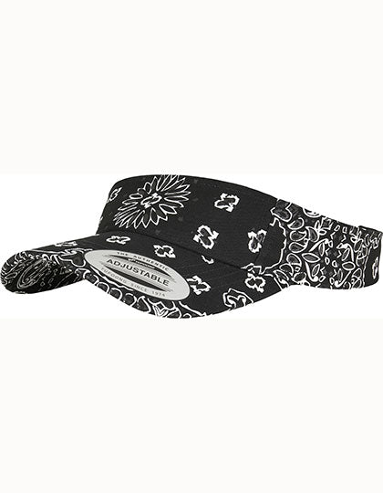 FLEXFIT - Bandana Print Zonneklep - Black/White