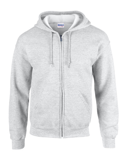 Gildan - Heavy Blend Zipped Hoodie - Ash (Heather)