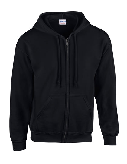 Gildan - Heavy Blend Zipped Hoodie - Black