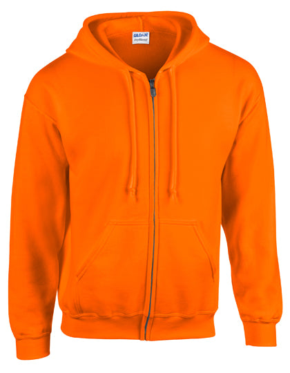 Gildan - Heavy Blend Zipped Hoodie - Safety Orange