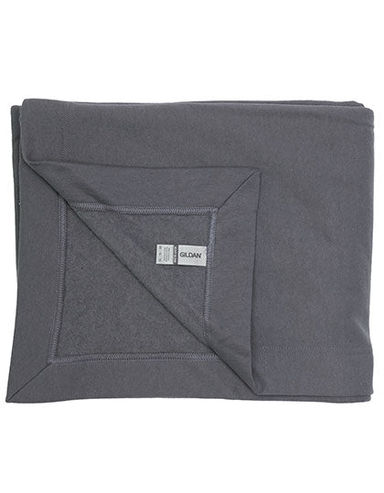 Gildan - Heavy Blend Fleece Deken - Charcoal (Effen)