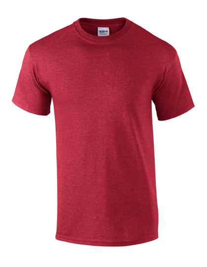Gildan - Ultra Katoen Unisex T-Shirt - Heather Cardinal