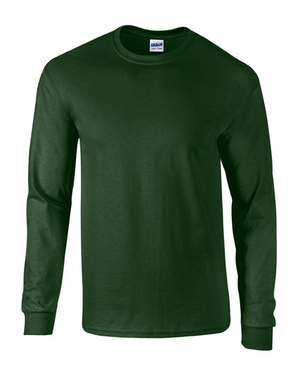 Gildan - Ultra Katoen Unisex Longsleeve T-Shirt - Forest Green