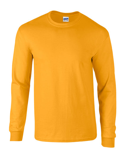 Gildan - Ultra Katoen Unisex Longsleeve T-Shirt - Gold