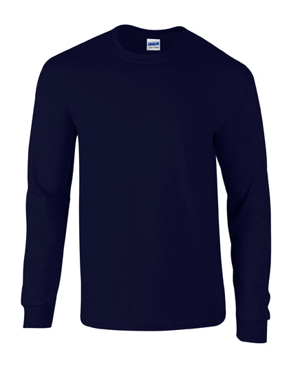 Gildan - Ultra Katoen Unisex Longsleeve T-Shirt - Navy