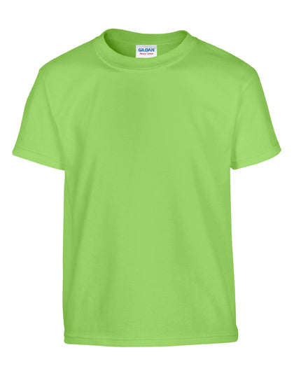 Gildan - Heavy Cotton™ Youth T-Shirt - Lime XS (140/152) (uitverkoop)