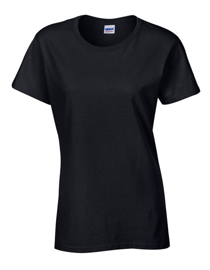 Gildan - Heavy Katoen Dames T-Shirt - Black