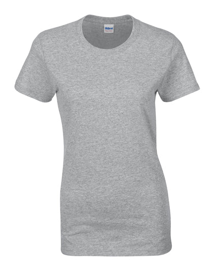 Gildan - Heavy Katoen Dames T-Shirt - Sport Grey (Heather)