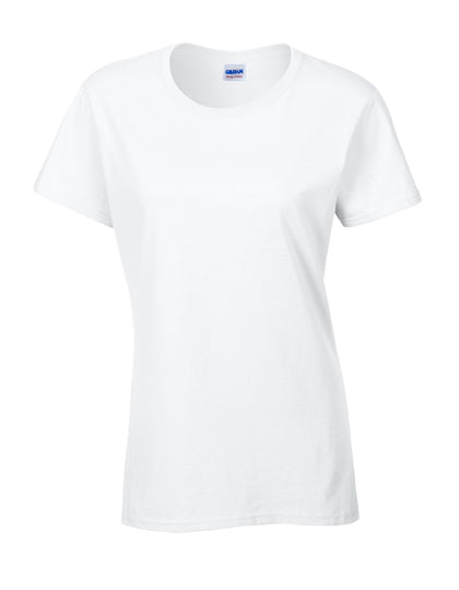 Gildan - Heavy Katoen Dames T-Shirt - White