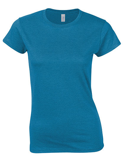 Gildan - Softstyle Dames T-Shirt - Antique Sapphire (He
