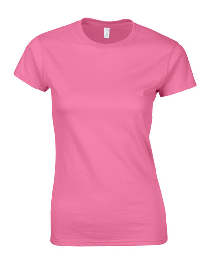 Gildan - Softstyle Dames T-Shirt - Azalea