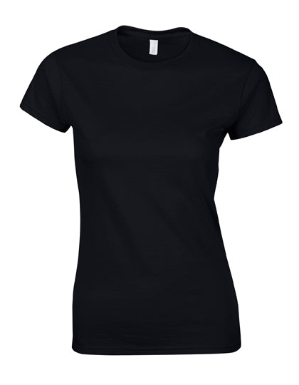 Gildan - Softstyle Dames T-Shirt - Black