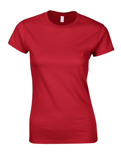 Gildan - Softstyle Dames T-Shirt - Red