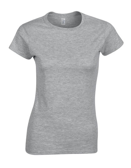 Gildan - Softstyle® Women´s T- Shirt - Sport Grey (Heather) S (uitverkoop)