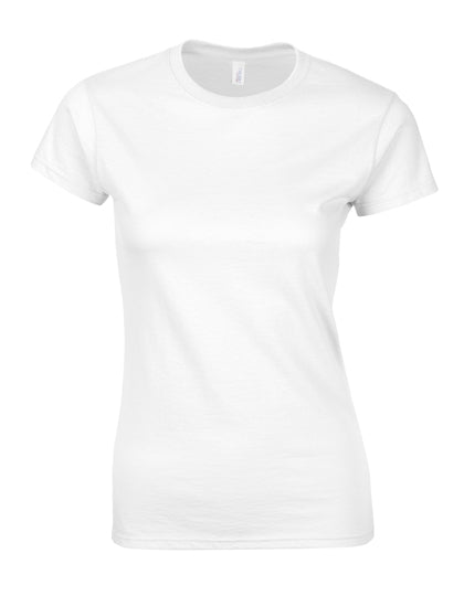 Gildan - Softstyle Dames T-Shirt - White