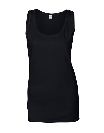 Gildan - Softstyle Dames Tank Top - Black