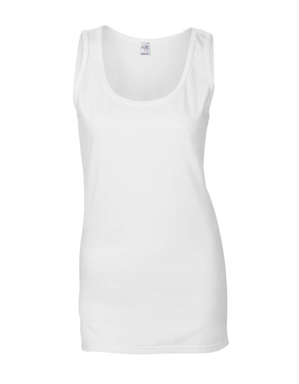 Gildan - Softstyle Dames Tank Top - White