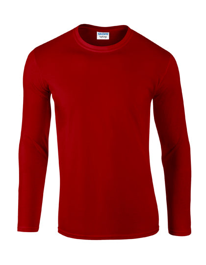 Gildan - Softstyle Unisex Longsleeve T-Shirt - Red