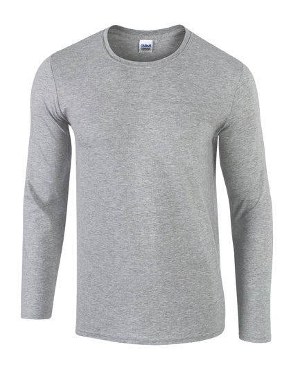Gildan - Softstyle Unisex Longsleeve T-Shirt - Sport Grey (Heather)