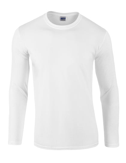 Gildan - Softstyle Unisex Longsleeve T-Shirt - White
