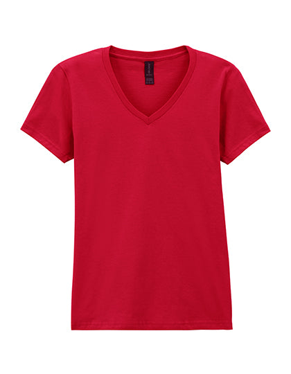 Gildan - Softstyle® Women´s V-Neck T-Shirt - Cherry Red