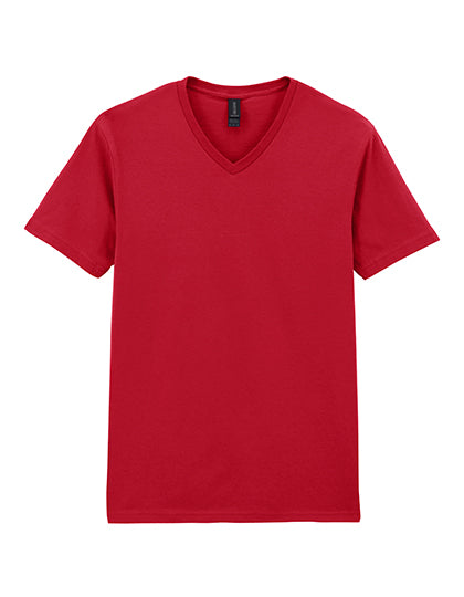 Gildan - Softstyle® Adult V-Neck T-Shirt - Cherry Red