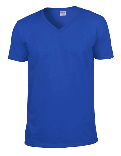 Gildan - Softstyle V-Hals T-Shirt - Royal