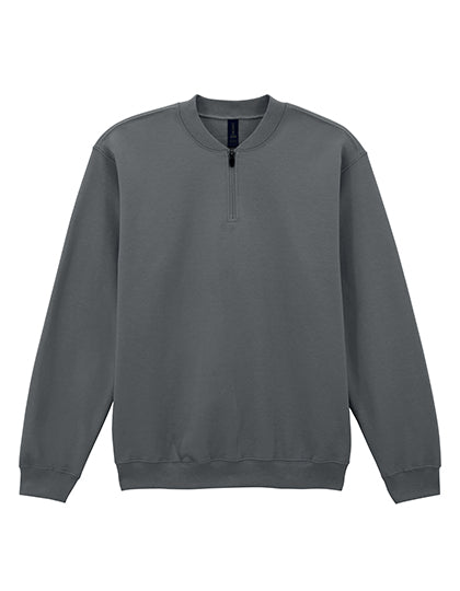 Gildan - Softstyle® Midweight Adult Fleece 1/4 Zip Sweatshirt - Charcoal (Solid)