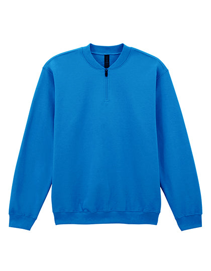 Gildan - Softstyle® Midweight Adult Fleece 1/4 Zip Sweatshirt - Royal