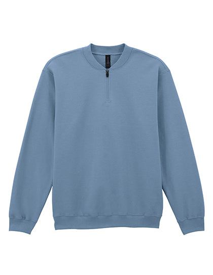 Gildan - Softstyle® Midweight Adult Fleece 1/4 Zip Sweatshirt - Stone Blue