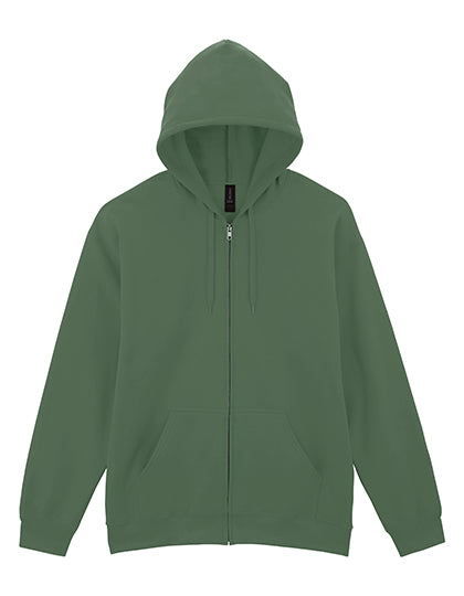 Gildan - Softstyle® Midweight Fleece Adult Full Zip Hooded Sweatshirt - Military Green