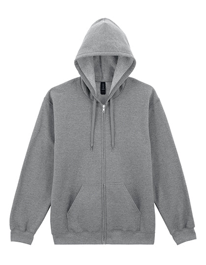 Gildan - Softstyle® Midweight Fleece Adult Full Zip Hooded Sweatshirt - Sport Grey (Heather)