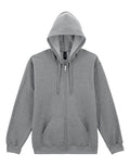 Softstyle® Midweight Fleece Adult Full Zip Hooded Sweatshirt