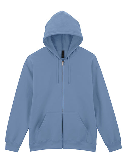 Gildan - Softstyle® Midweight Fleece Adult Full Zip Hooded Sweatshirt - Stone Blue