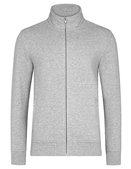 HRM - Men´s Premium Full-Zip Sweat Jacket - Grey Melange
