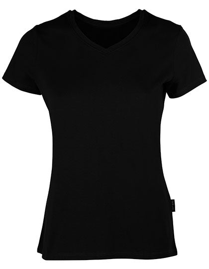HRM - Women´s Luxury V-Neck Tees - Black