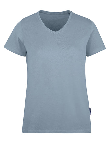HRM - Women´s Luxury V-Neck Tees - Sky Blue