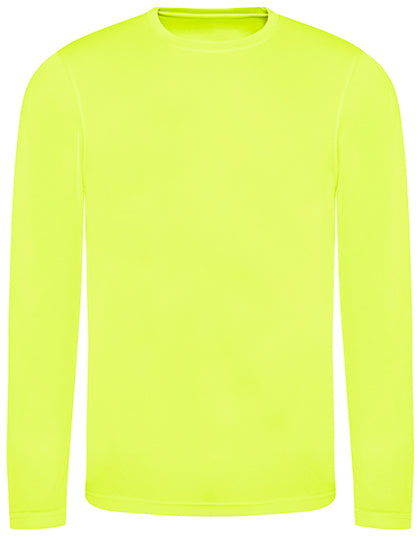 Just Cool - Long Sleeve Cool T - Electric Yellow M (uitverkoop)
