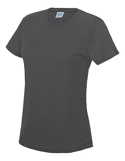 Just Cool - Cool Dames T-Shirt - Charcoal (Effen)
