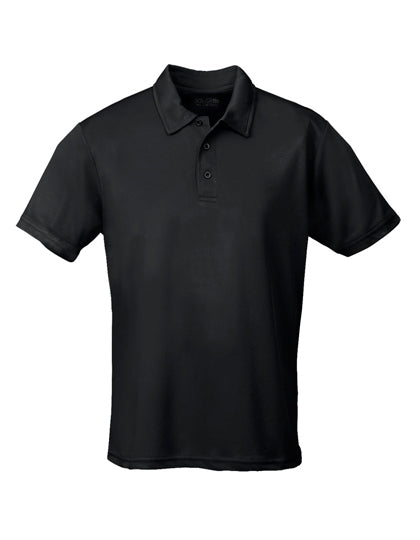 Just Cool - Kids´ Cool Polo - Jet Black 3/4 (XS) (uitverkoop)