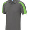 Charcoal (Effen)/Lime Green