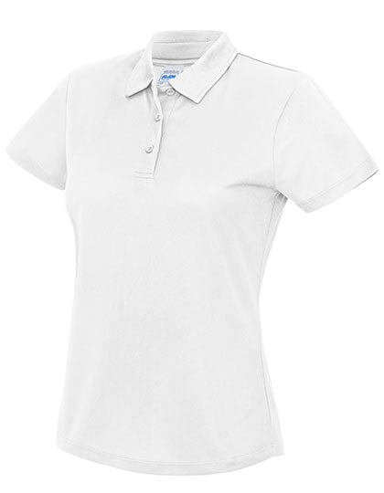 Just Cool - Cool Dames Polo - Arctic White
