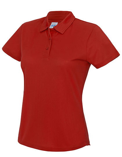 Just Cool - Cool Dames Polo - Fire Red