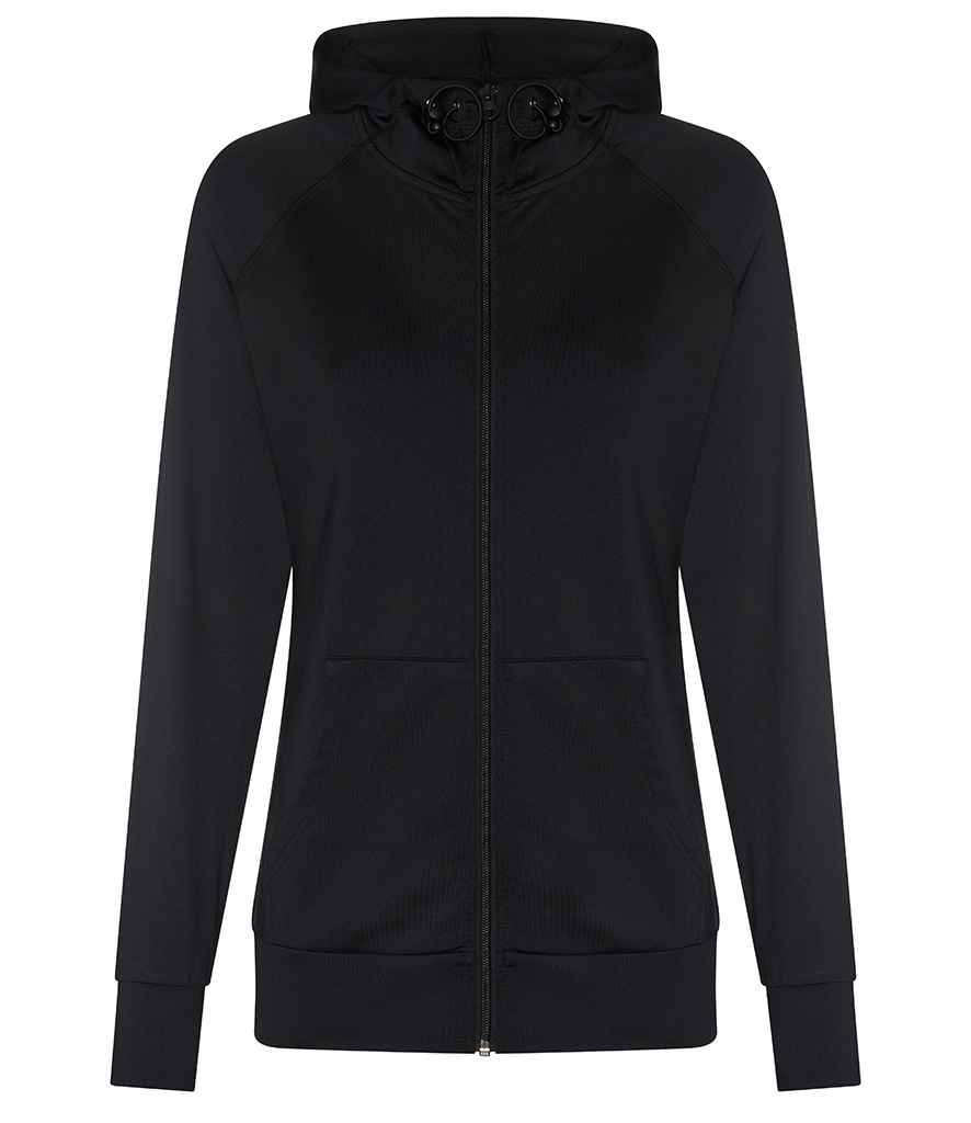 Just Cool - Cool Contrast Dames Zoodie - Jet Black/Jet Black