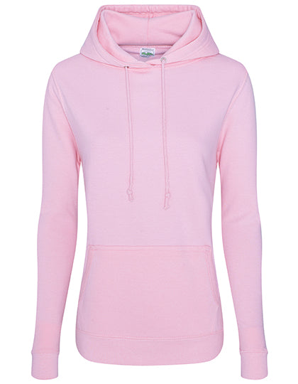 Just Hoods - College Dames Hoodie - Baby Pink