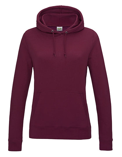 Just Hoods - College Dames Hoodie - Burgundy