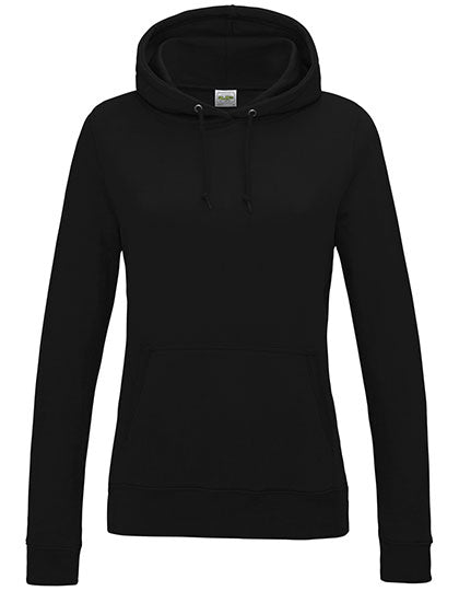 Just Hoods - College Dames Hoodie - Deep Black