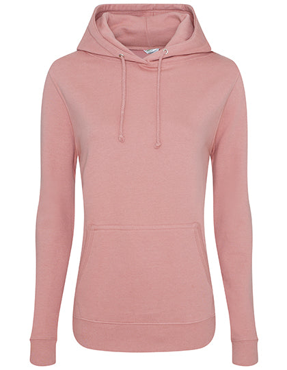 Just Hoods - Women´s College Hoodie - Dusty Pink M (uitverkoop)