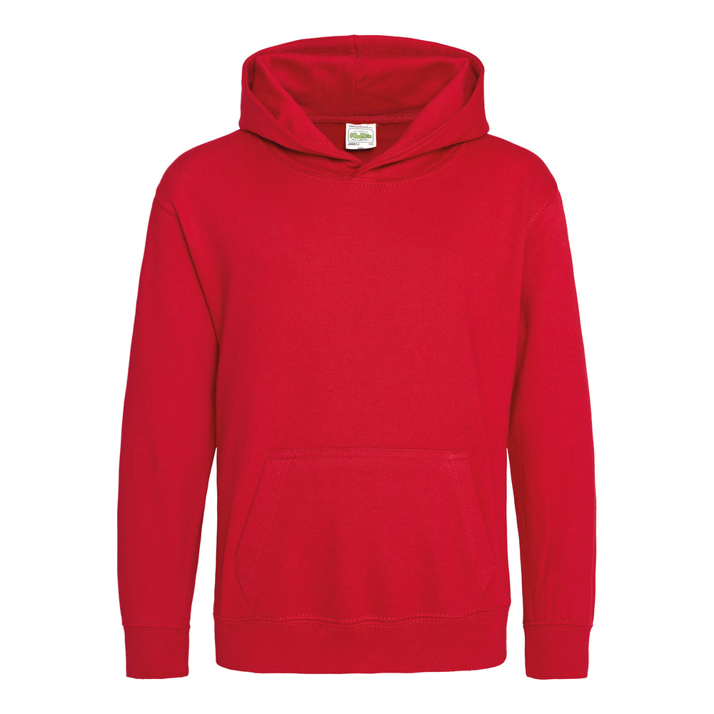 Just Hoods - Classic Kinder Hoodie - Fire Red