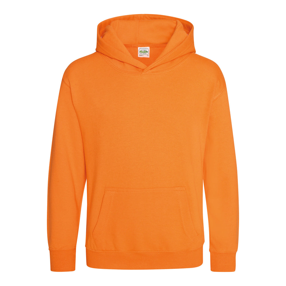 Just Hoods - Classic Kinder Hoodie - Orange Crush
